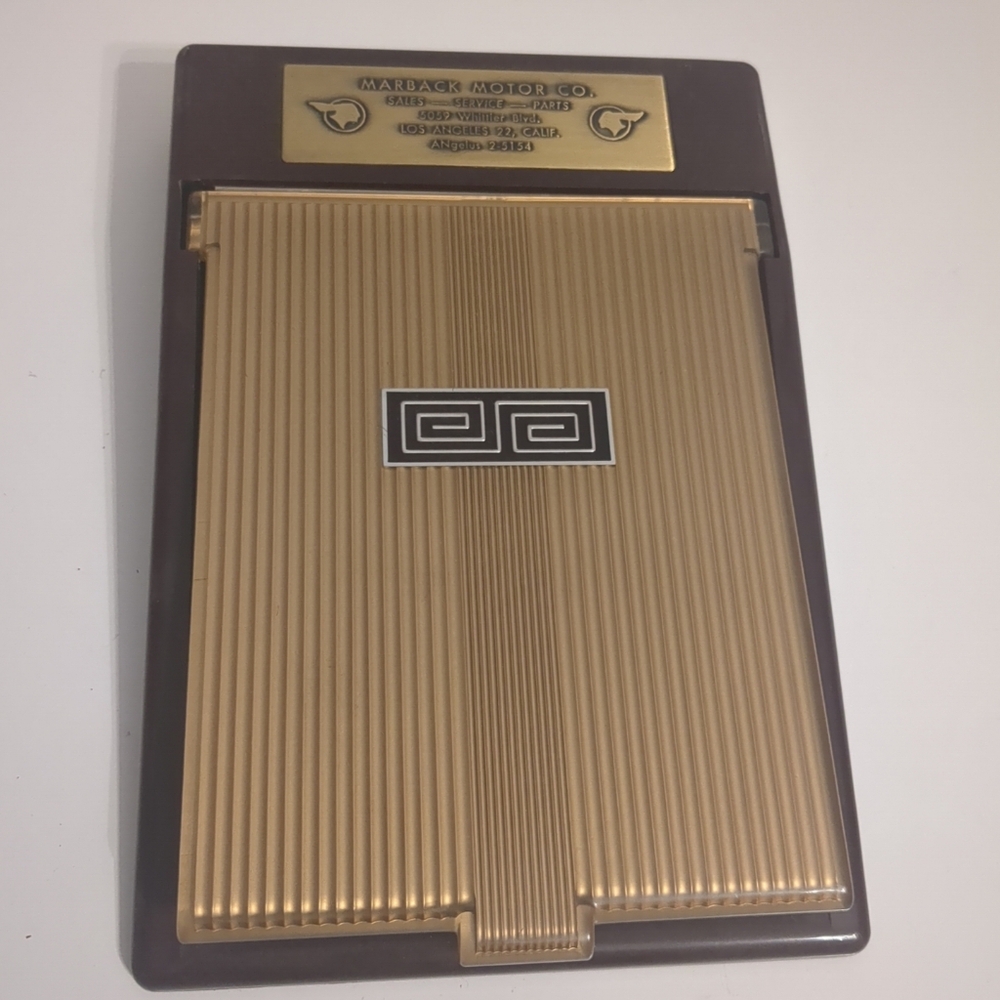 RARE Vintage FALSTAFF BEER Distributor Desk Note Pad Paper Holder